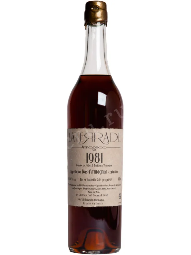 Арманьяк Laterrade Domaine de Pichet Bas-Armagnac 1981 0.7 л