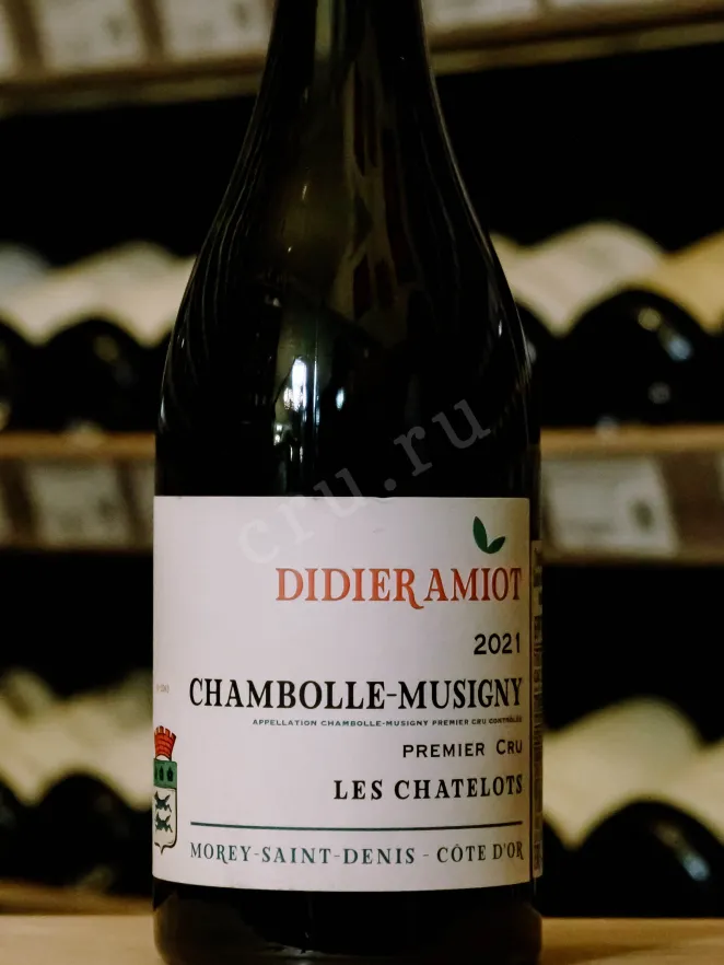 В магазине Крю Профи Domaine Didier Amiot Les Chatelots Chambolle-Musigny Premier Cru AOC 2021 0.75 л