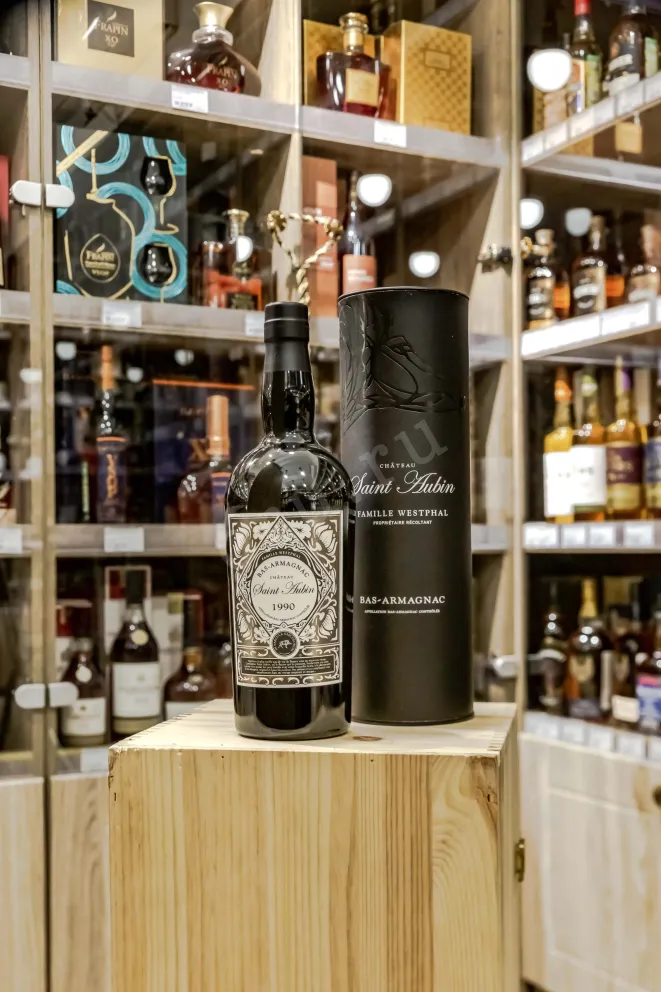 В магазине Крю Профи Saint Aubin Bas-Armagnac in tube 1990 0.7 л