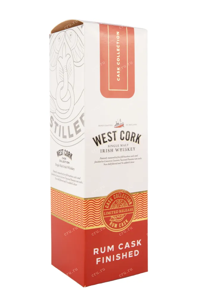 Виски West Cork Rum Cask gift box  0.7 л