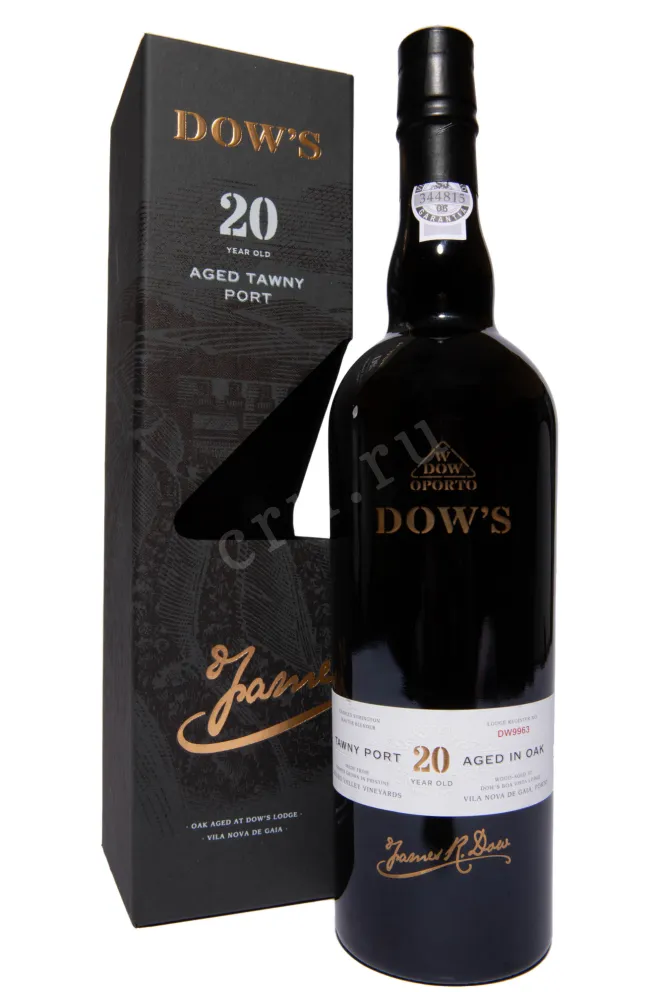Портвейн Dows 20 years Tawny in gift box 2003 0.75 л