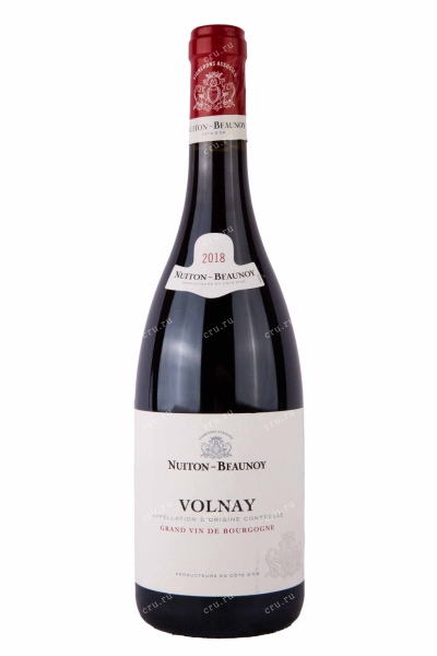 Вино Nuiton-Beaunoy Volnay 2018 0.75 л