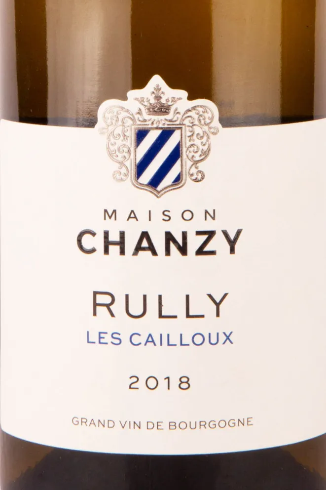 Этикетка Maison Chanzy Rully Les Cailloux 2018 0.75 л