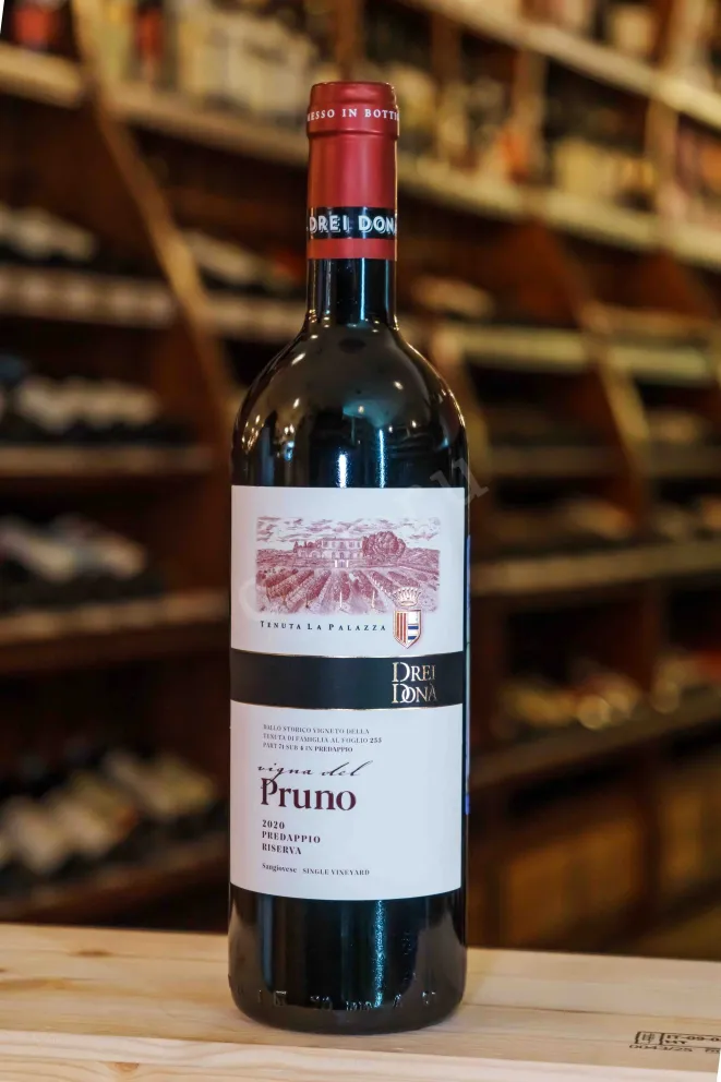 В магазине Крю Профи Drei Dona Pruno Sangiovese Predappio Riserva 2020 0.75 л