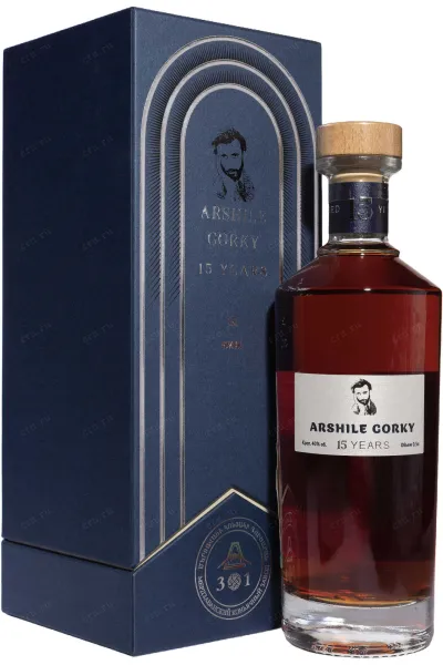 Коньяк Аршил Горки 15 лет в подарочной упаковке  0.5 л
