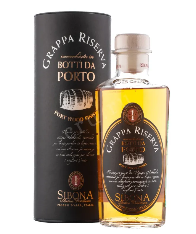 Граппа Sibona Port Wood Finish  0.5 л