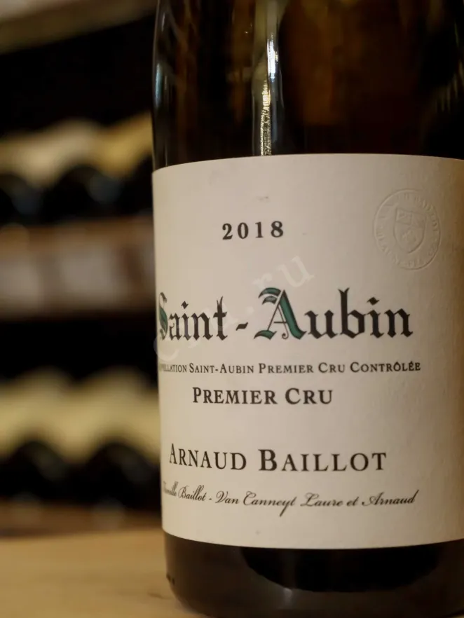 В магазине Крю Профи Arnaud Baillot Saint-Aubin Premier Cru 2018 0.75 л