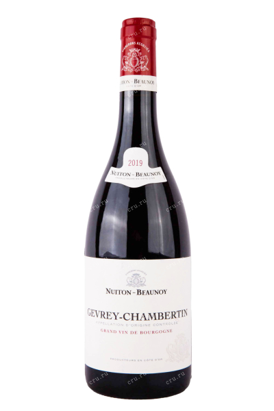 Вино Nuiton-Beaunoy Gevrey-Chambertin AOC 2019 0.75 л
