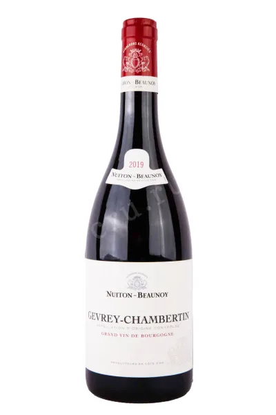 Вино Nuiton-Beaunoy Gevrey-Chambertin AOC 2019 0.75 л