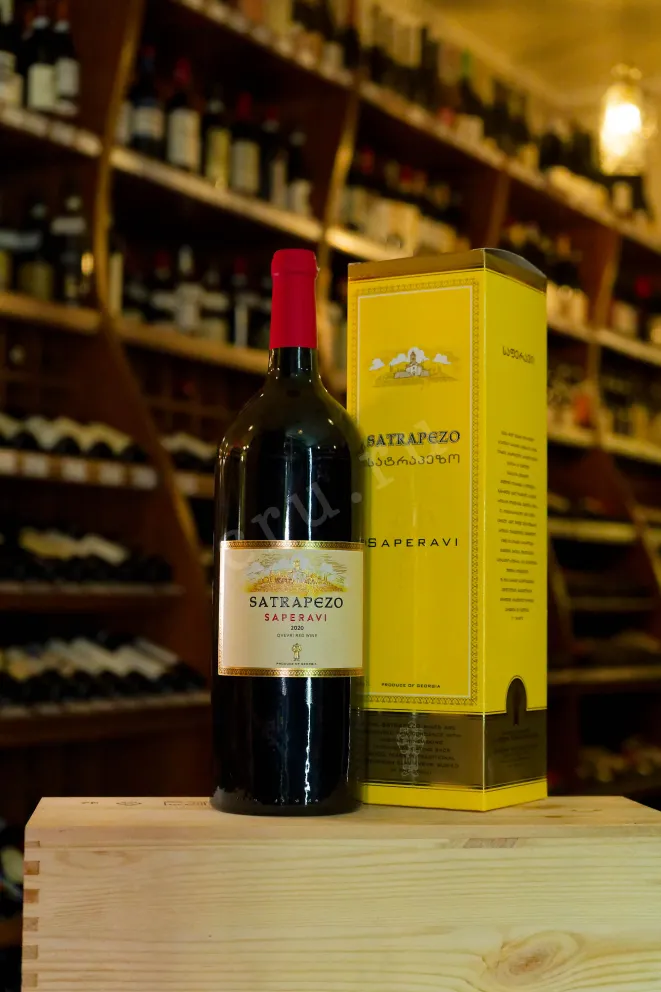 В магазине Крю Профи Satrapezo Saperavi in gift box 2019 1.5 л