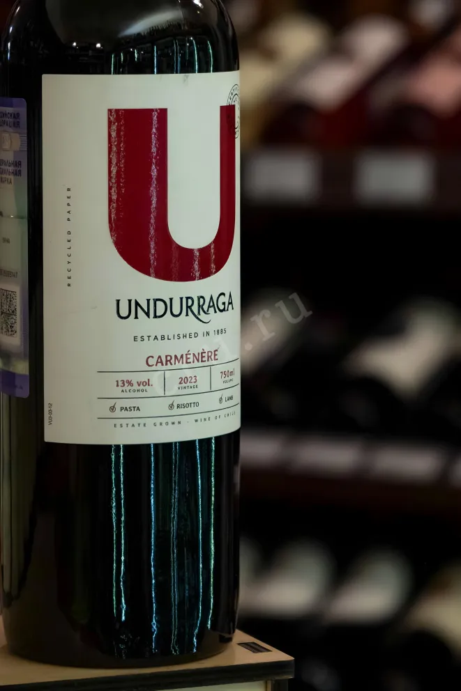В магазине Крю Профи Undurraga Carmenere 2023 0.75 л