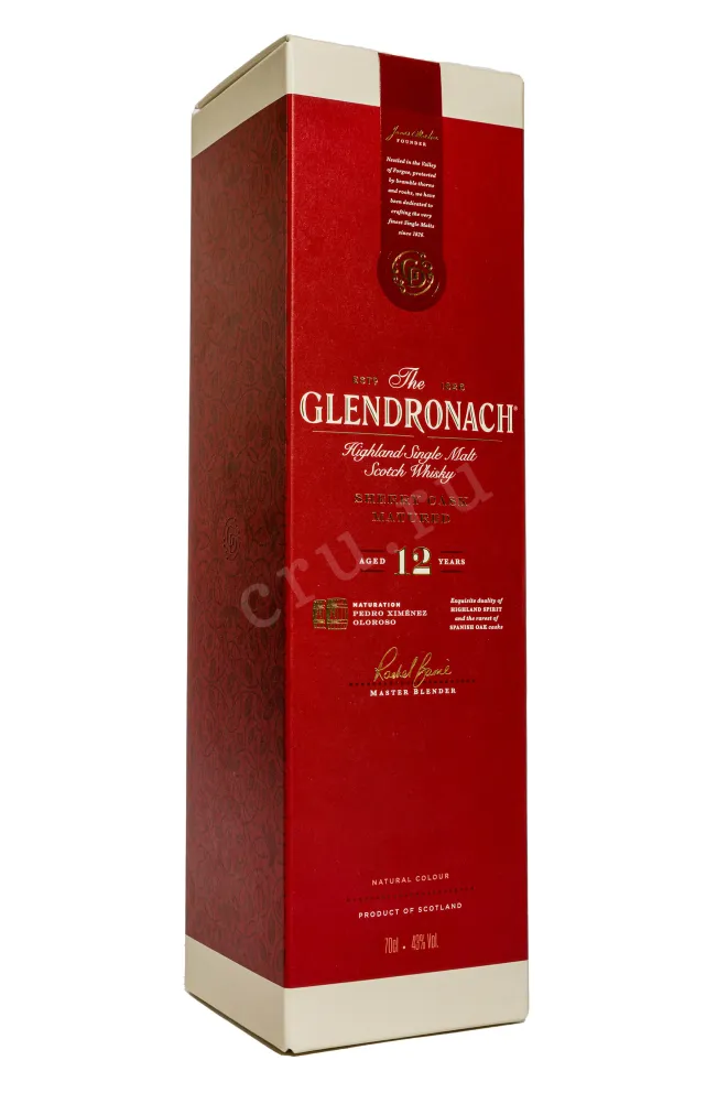 Подарочная коробка Glendronach 12 years in gift box 0.7 л