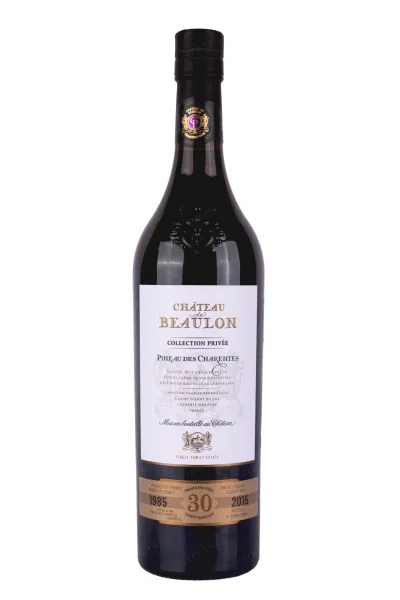 Пино де Шарант Chateau De Beaulon Pineau Des Charentes Collection Privee red 1985 0.75 л