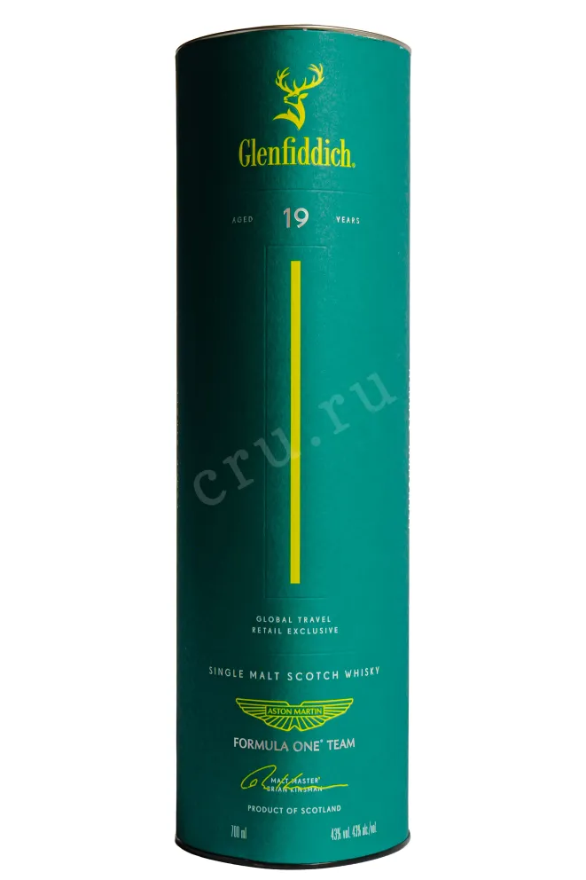 Этикетка Glenfiddich 19 Years Old