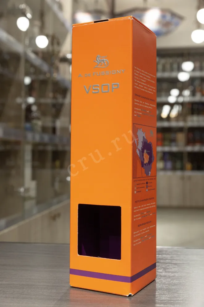 В магазине Крю Профи A de Fussigny Grand Champagne VSOP in gift box 0.7 л