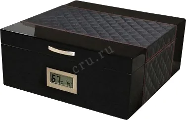 Humidor Aficionado Hampton Black 150 Cigars
