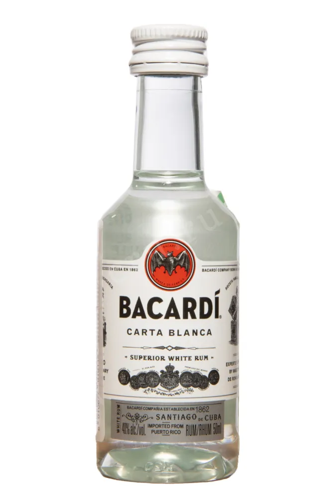 Ром Bacardi Carta Blanca  0.05 л