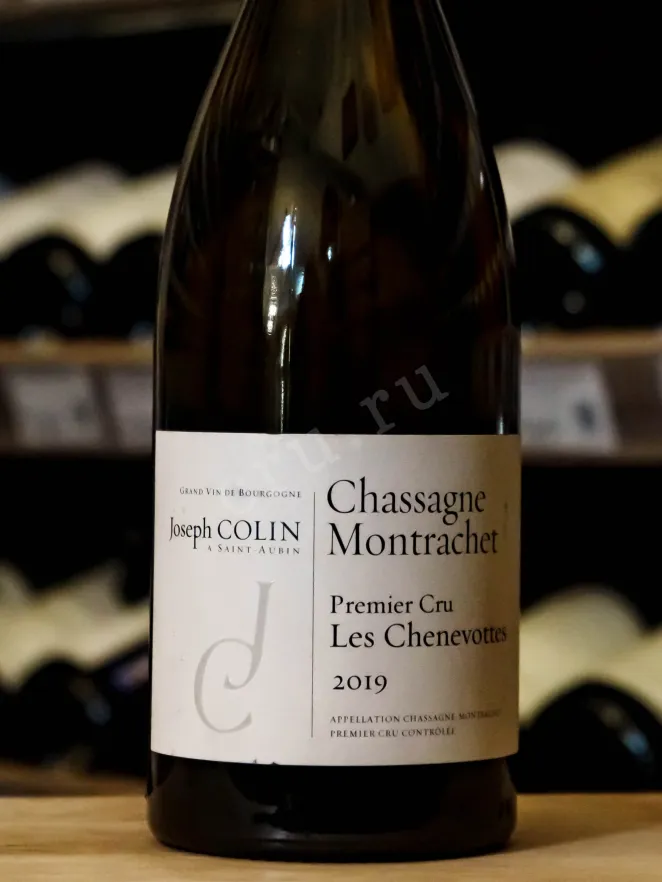 В магазине Крю Профи Joseph Colin Chassagne-Montrachet Les Chenevottes Premier Cru 2019 0.75 л