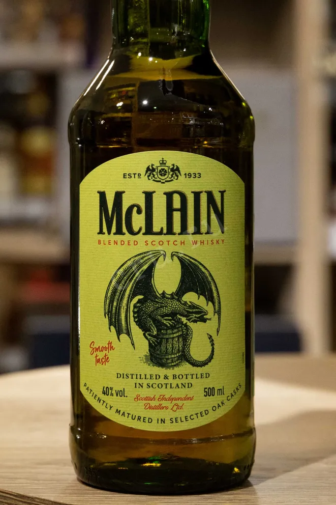 В магазине Крю Профи McLain Blended Scotch Whisky 0.5 л