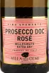 Этикетка Villa Degli Olmi Rose Millsesimato Extra Dry 2020 0.2 л