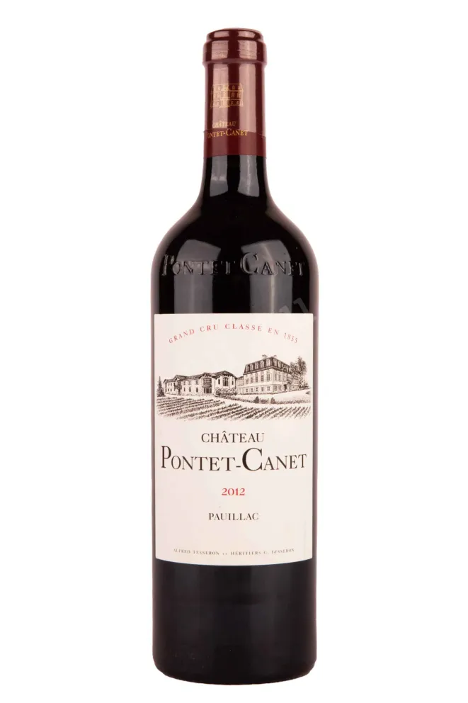 Вино Chateau Pontet-Canet Grand Cru Classe Pauillac 2012 0.75 л