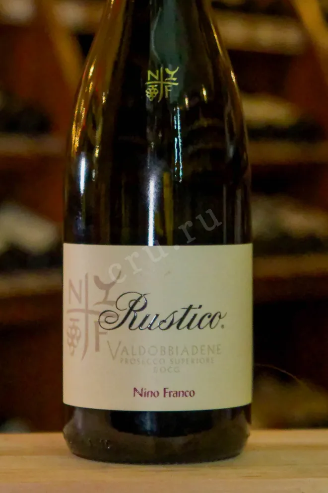 В магазине Крю Профи Nino Franco Rustico Prosecco Brut 2024 0.75 л