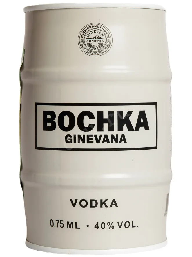 Водка Бочка Гиневана Белая  0.75 л