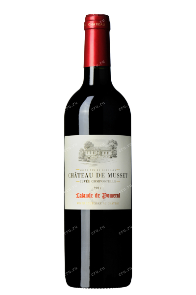 Вино Chateau de Musset Lalande-de-Pomerol AOC 2013 0.75 л