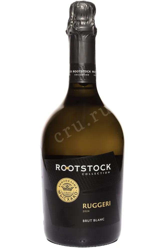 Игристое вино Мысхако Рутсток Руджери Брют Блан 2024 0.75 л