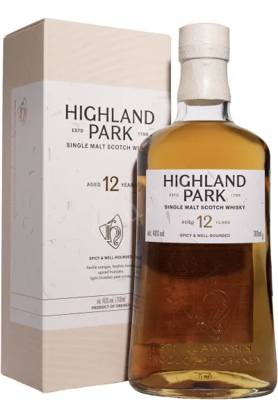 Виски Highland Park 12 years in gift box  0.7 л