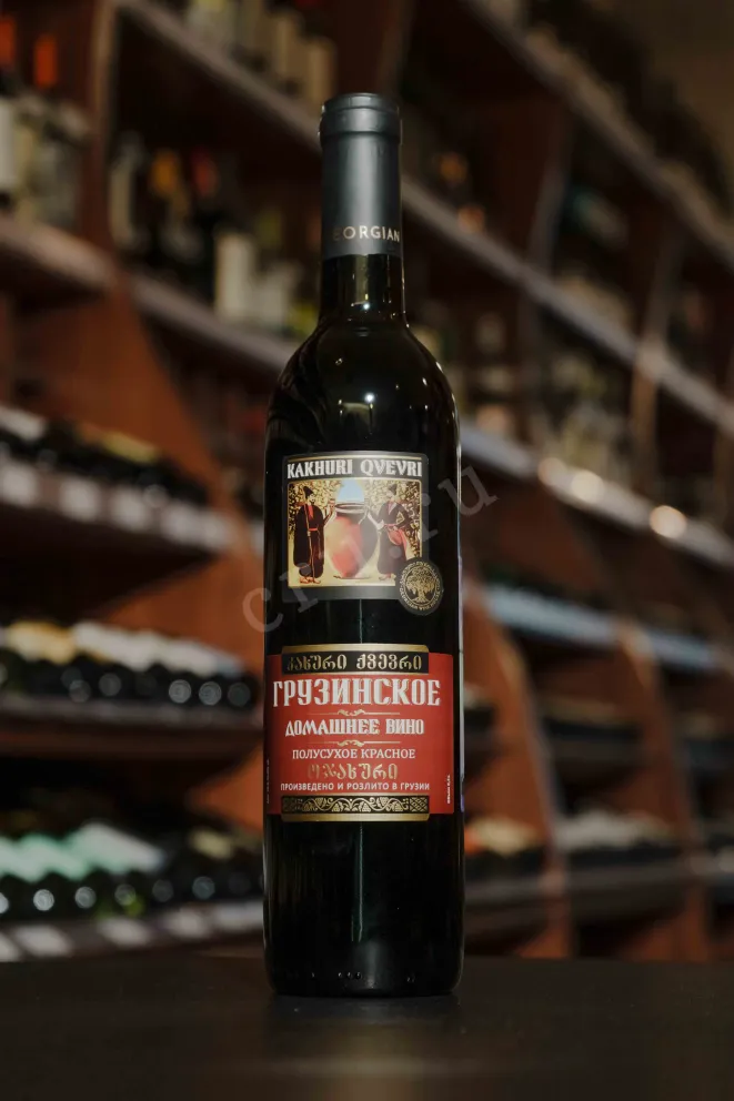 В магазине Крю Профи Kakhuri Qvevri Domashnee Demi-Sec 2019 0.75 л