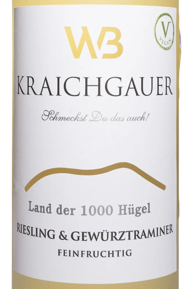 Этикетка Kraichgauer Winzer von Baden Riesling & Gewurztraminer 2023 0.75 л