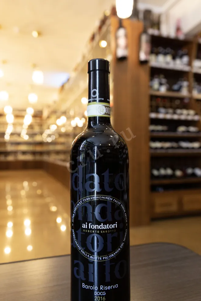 В магазине Крю Профи Roberto Sarotto Ai Fondatori Barolo Riserva DOCG 2016 0.75 л