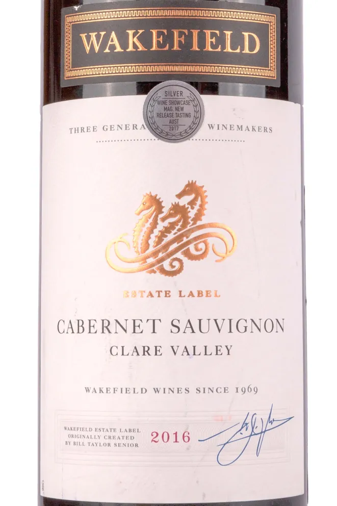 Вино Wakefield Estate Label Cabernet Sauvignon 2016 0.75 л