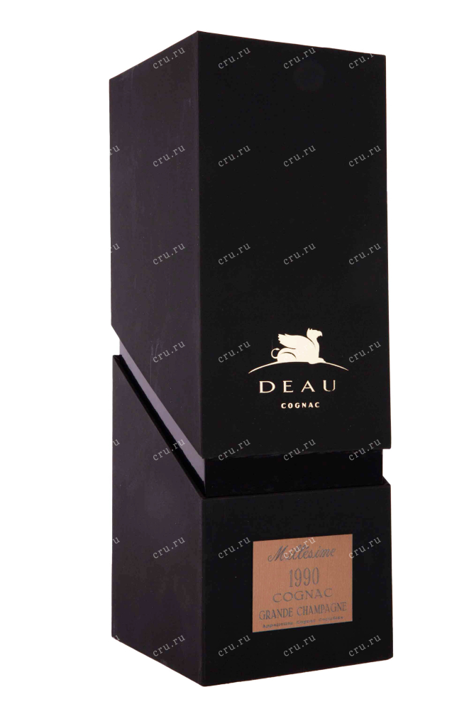 Подарочная коробка Deau Grande Champagne 1990 1990 0.7 л