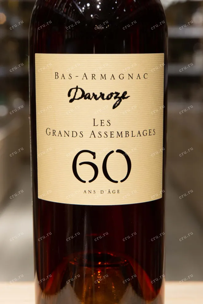 Этикетка Darroze  Les Grands Assemblages 60 Ans d`Age 0.7 л