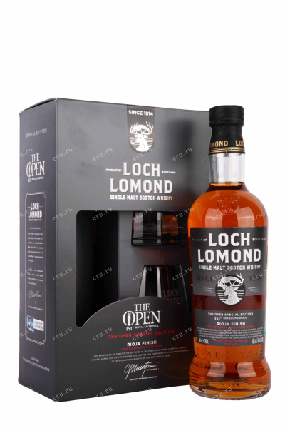 Виски Loch Lomond 151th The Open Special Edition Royal Liverpool Rioja Finish in gift box + 2 glasses  0.7 л