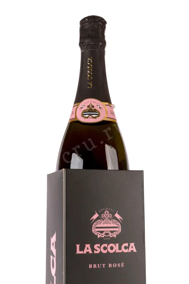 В подарочной коробке Soldati La Scolca Brut Rose in gift box 2018 0.75 л