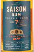 Этикетка Saison Triple Cask Trinidad 7 years 0.7 л