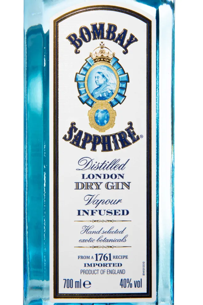 Этикетка Bombay Sapphire 0.7 л