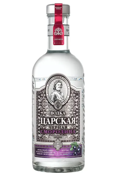 Водка Царская Оригинальная Черная Смородина  0.5 л