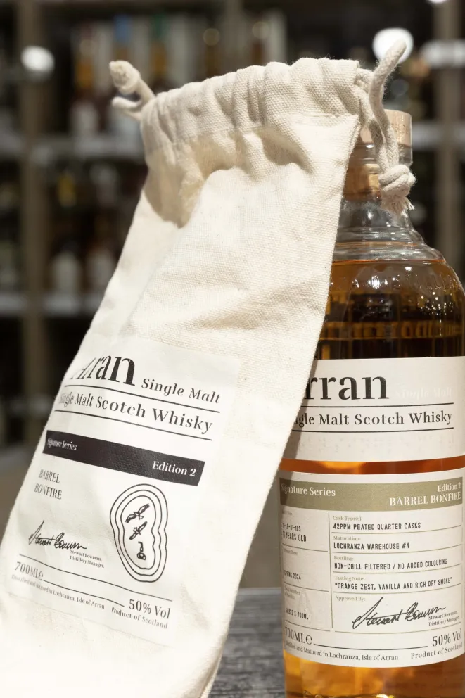 В магазине Крю Профи Arran Barrel Bonfire Signature Series Edition 2 11 Years Old in bag 0.7 л
