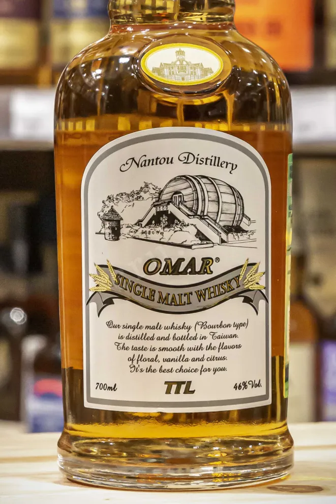 В магазине Крю Профи Omar Single Malt Bourbon Type in tube 0.7 л