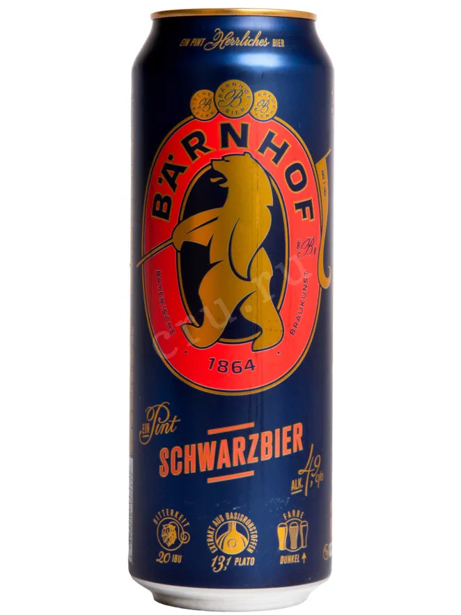 Пиво Barnhof Schwarzbier  0.568 л