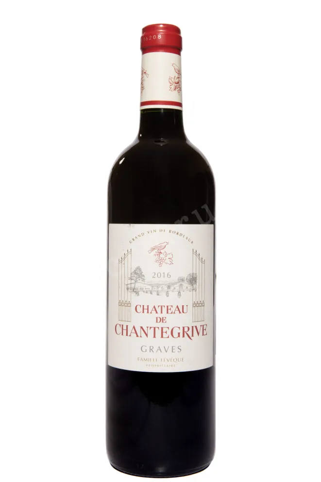 Вино Chateau De Chantegrive Graves AOC 2016 0.75 л