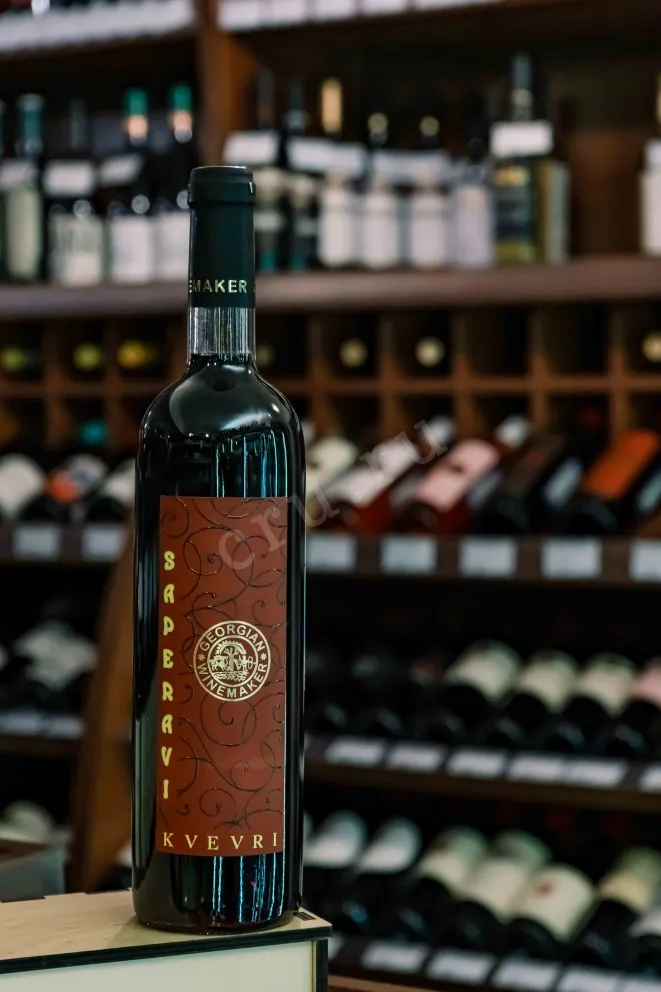 В магазине Крю Профи Georgian Winemaker Saperavi Qvevri 2021 0.75 л