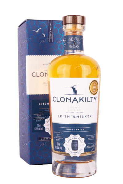 Виски Clonakilty Double Oak Finish 3 years with gift box  0.7 л
