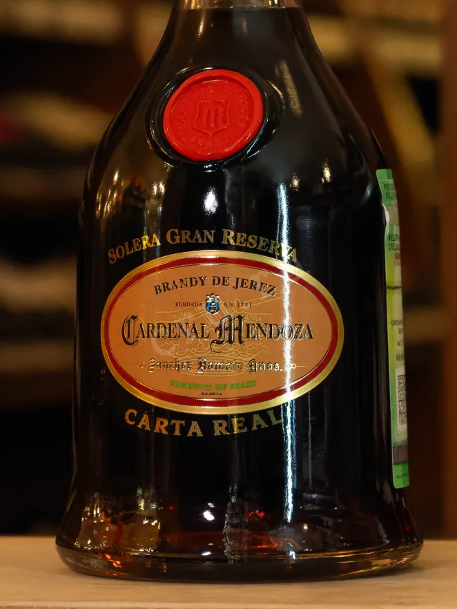 В магазине Крю Профи Sanchez Romate Cardenal Mendoza Carta Real Solera Gran Reserva gift box + glass 0.7 л