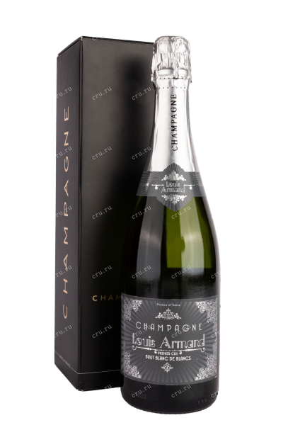Шампанское Louis Armand Premier Cru Blanc de Blancs Brut gift box  0.75 л