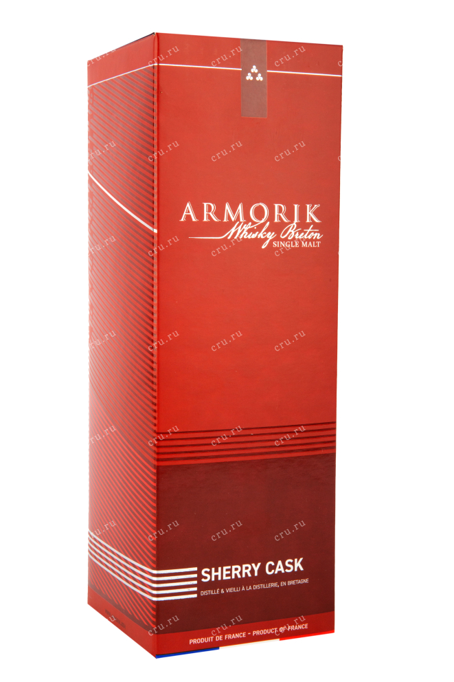 Подарочная упаковка виски Armorik Sherry Cask 0,7